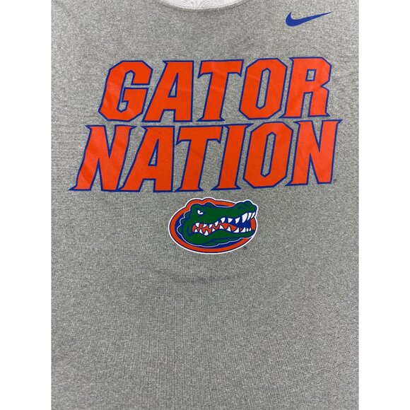 Nike Gator Nation Dri-Fit T-Shirt XXL Mens Gray - Picture 2 of 7